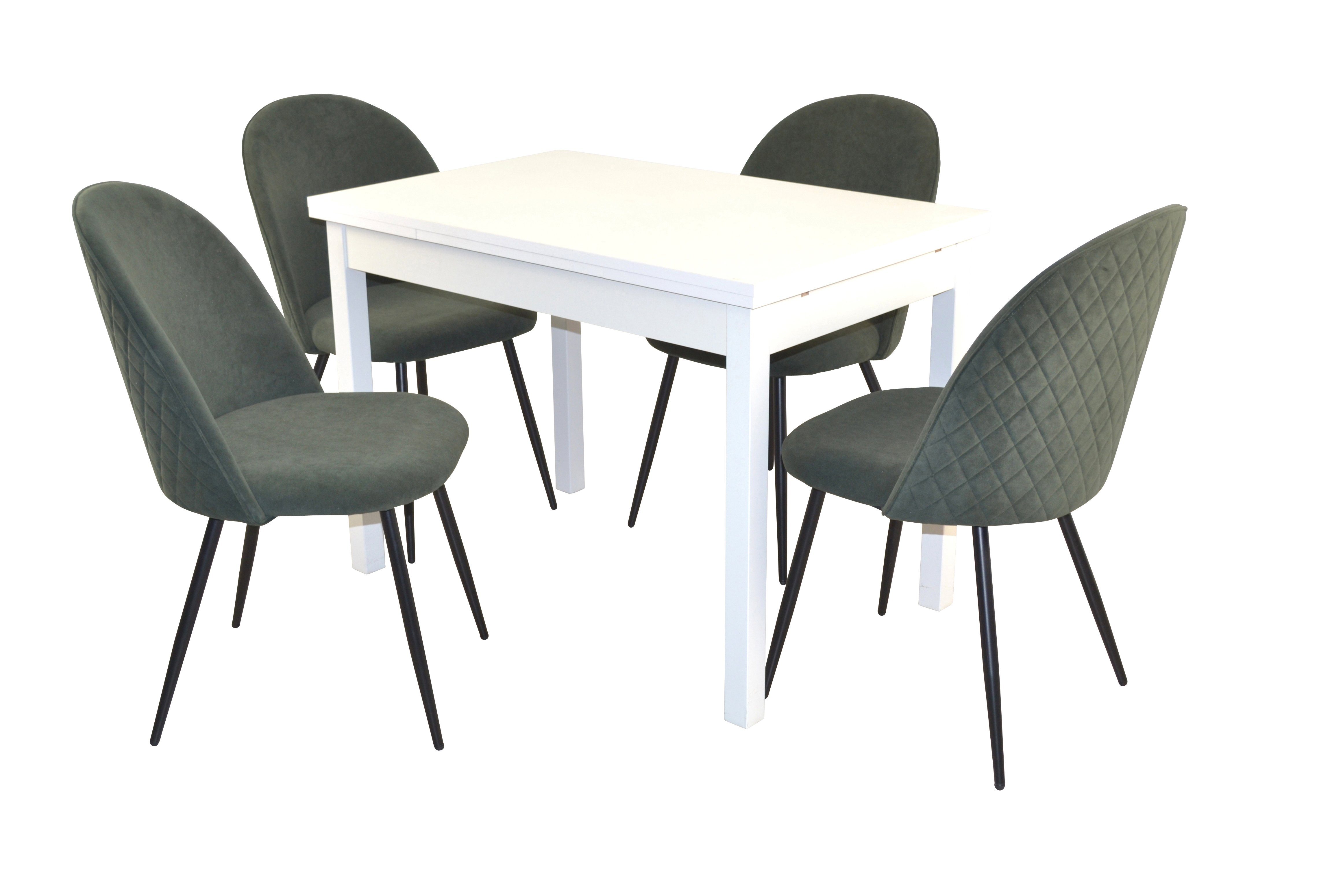 Essgruppe Nala, (SparSet, 5tlg. Set (Esstisch