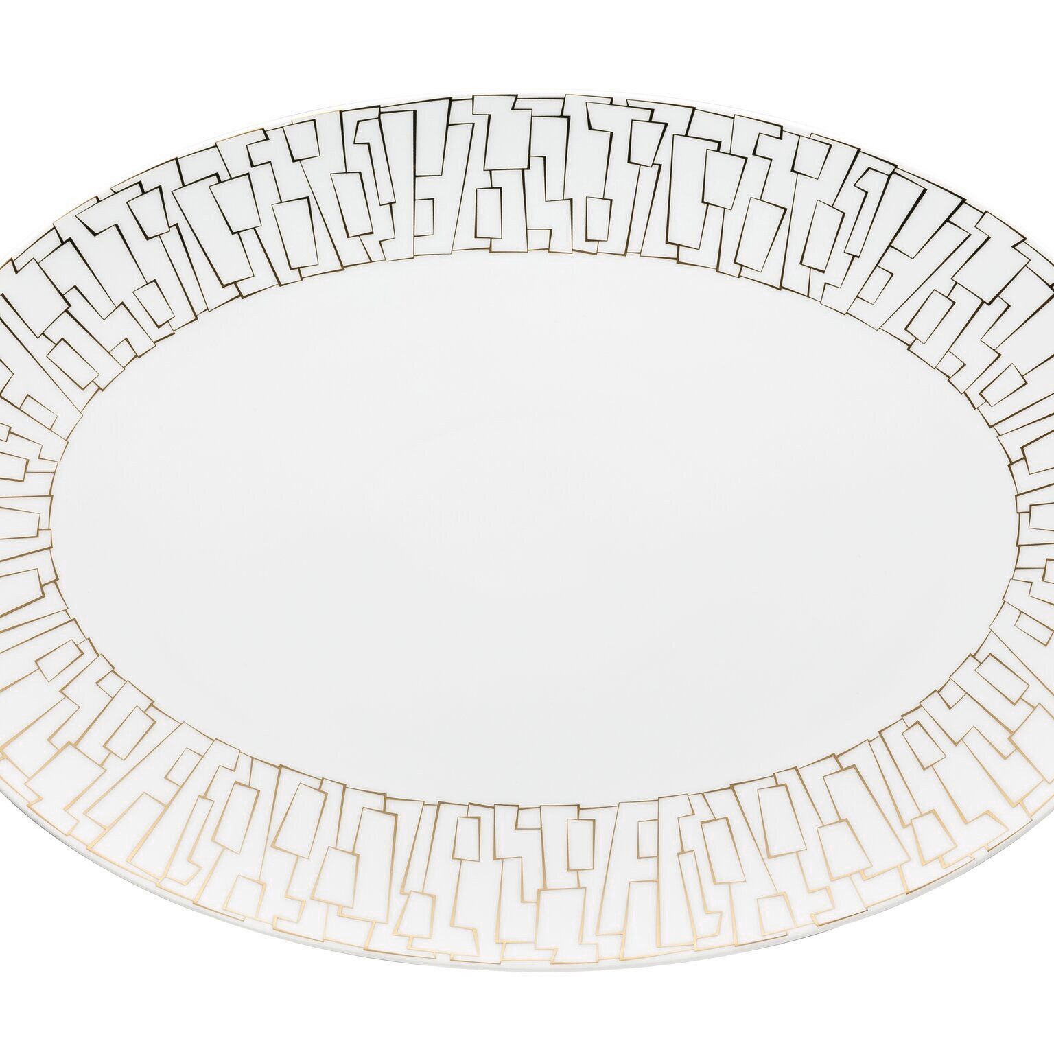 Rosenthal Servierplatte Rosenthal TAC Gropius Platte, Porzellan, Porzellan