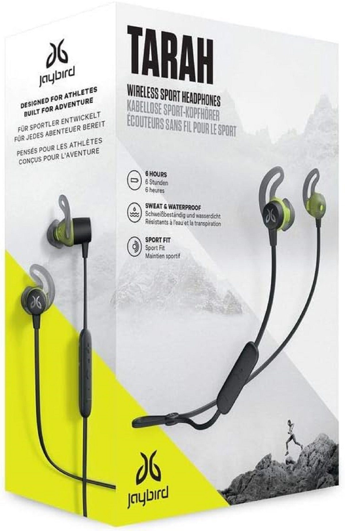 Wireless Schweißbeständig Sport-Kopfhörer Jaybird Kopfhörer, Tarah Bluetooth, In-Ear