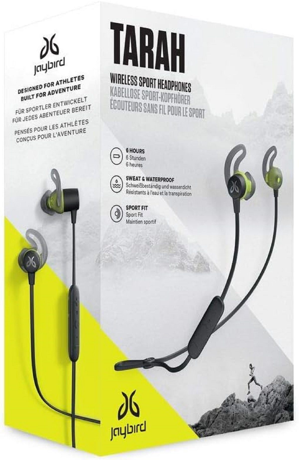 Schweißbeständig Bluetooth, In-Ear Sport-Kopfhörer Jaybird Wireless Tarah Kopfhörer,