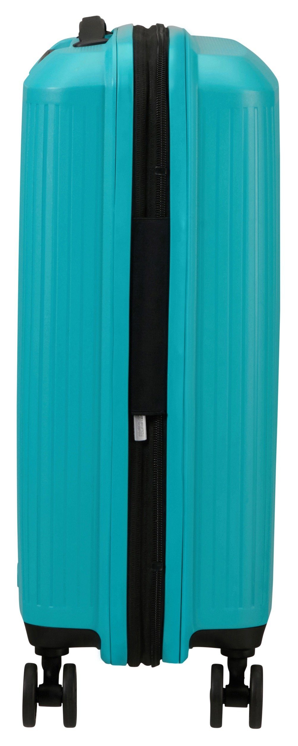 American Tourister® Koffer Spinner turquoise 4 AEROSTEP Rollen 55 exp, tonic