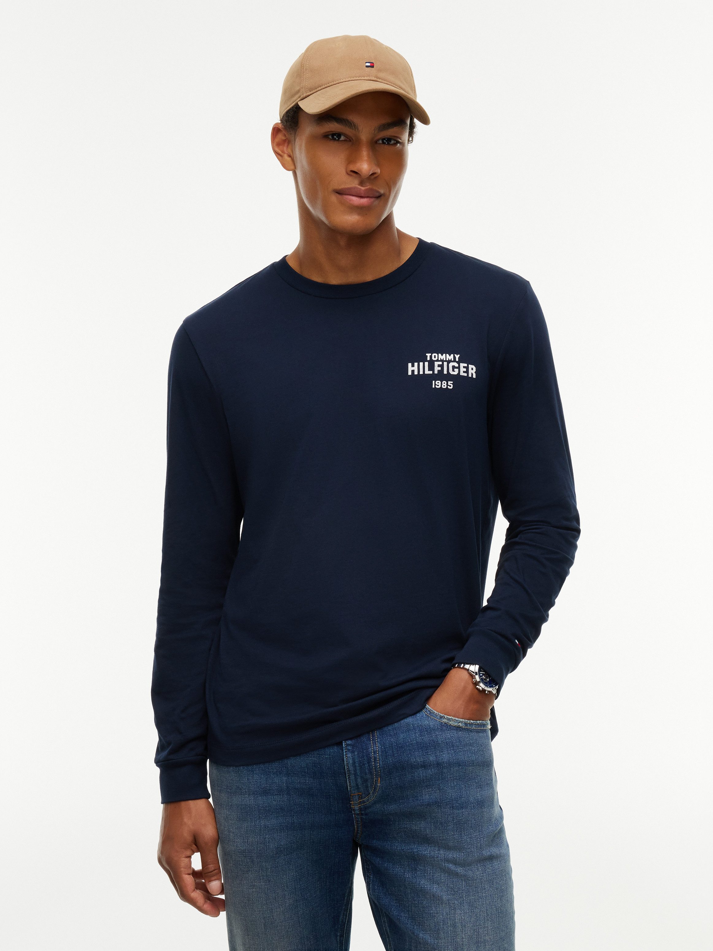 Tommy Hilfiger Langarmshirt HILFIGER 1985 GRAPHIC