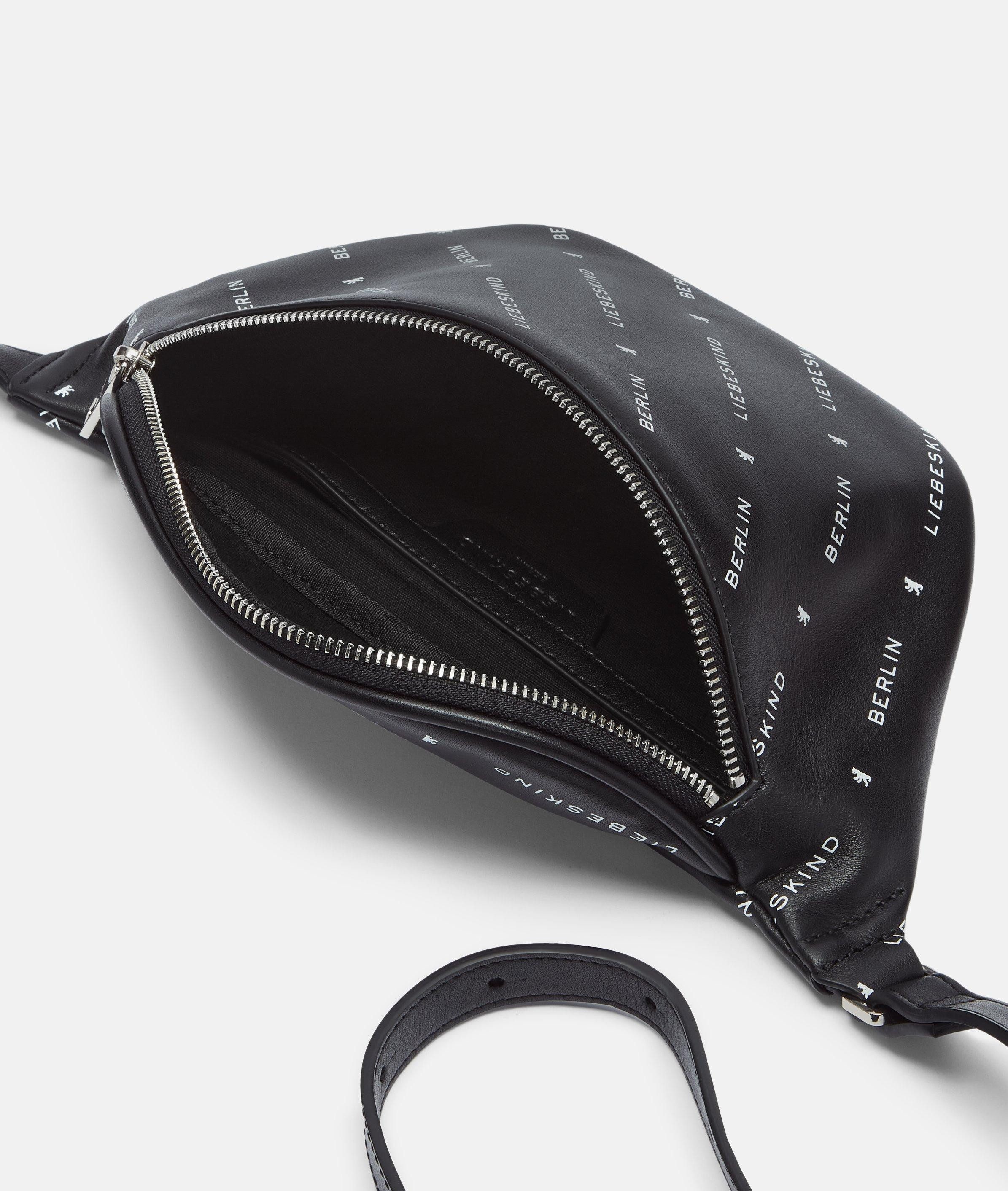 Liebeskind Berlin Gürteltasche Monogram Belt-Bag M, Gürteltasche aus Nappaleder mit Liebeskind Berlin Schriftzug