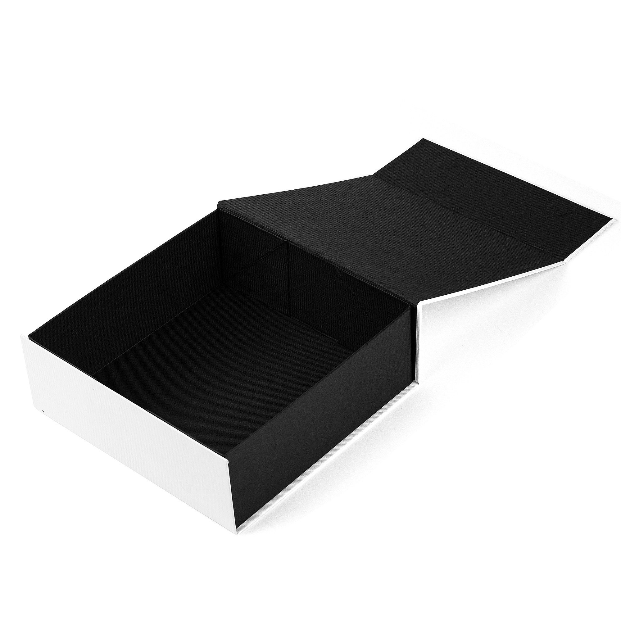 Magnet Deckel Aufbewahrungsbox und Geschenkbox Weiß mit Geschenkbox Babybrautjungfer Hochzeiten, AdelDream für und Rechteck Geburtstagsgeschenk