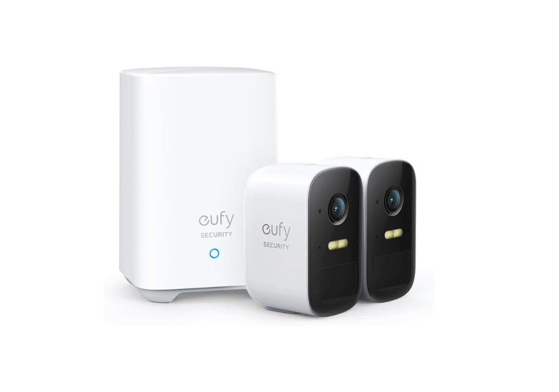eufy Security Überwachungskamera eufyCam 2C, 180Tage Akku, HD 1080p, IP67 wetterfest (2-tlg)