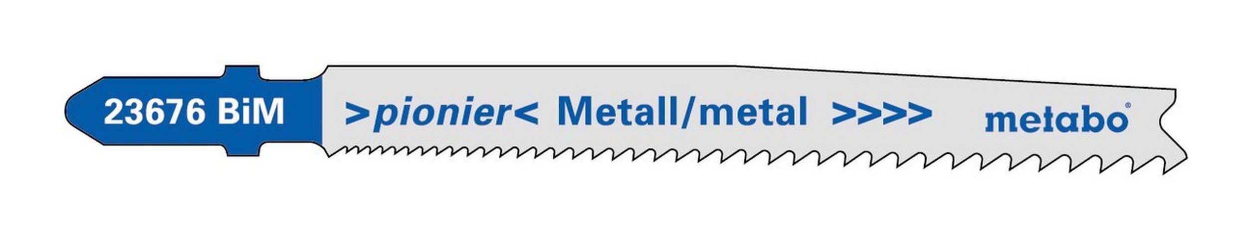 Stück), Stichsägeblätter progressiv 74 mm (25 Metall Serie Stichsägeblatt BiM metabo pionier