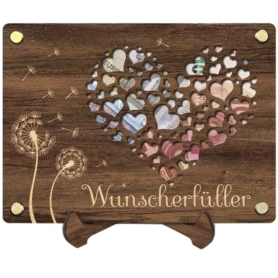 Venicce Love Geschenkbox Geldgeschenke Verpackung, Geschenke aus Holz - Geburtstagsgeschenk (1 St)
