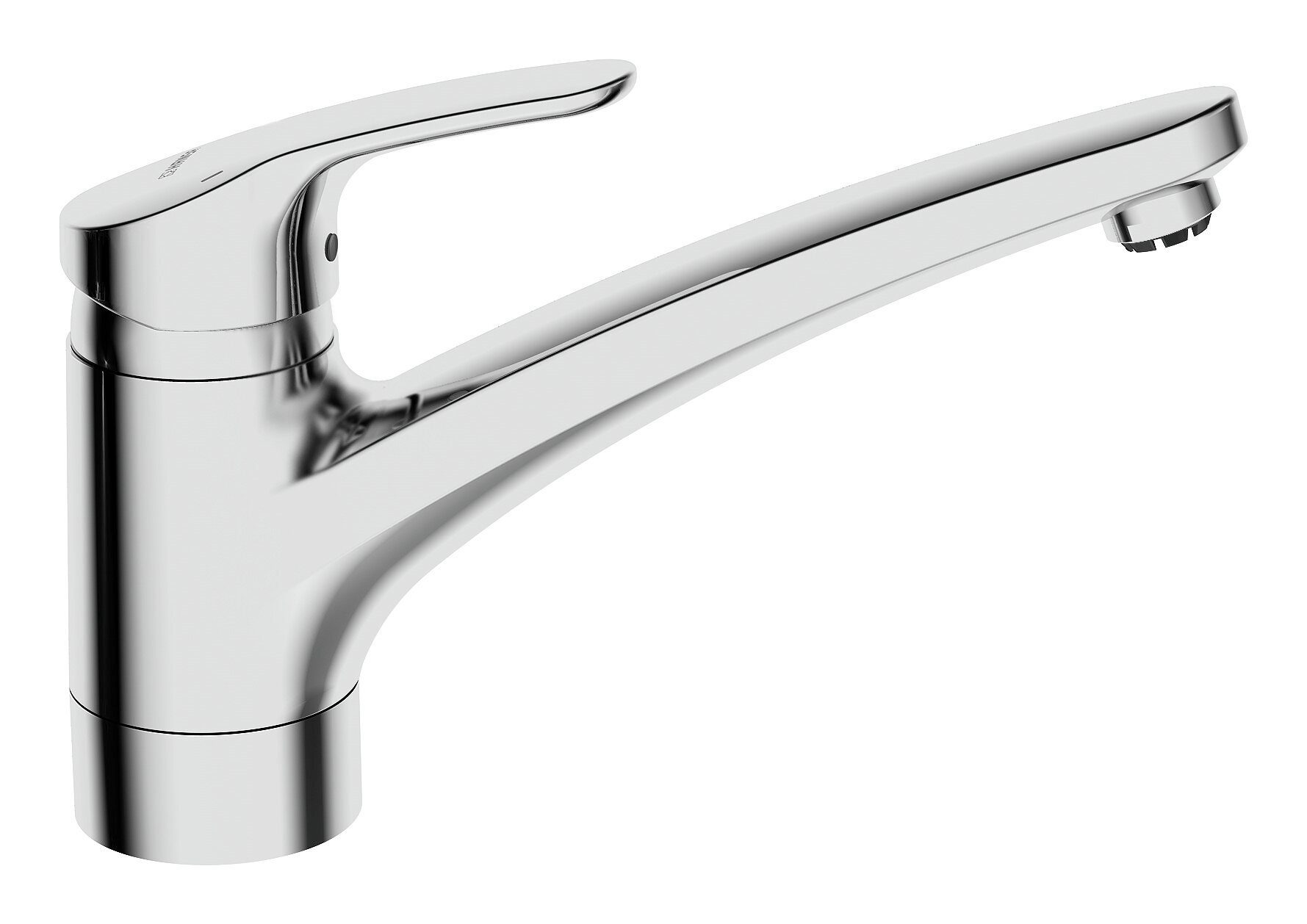 HANSA Küchenarmatur Hansamix Einhand-Einlochbatterie für offene Heißwasserbereiter Ausladung 203 mm