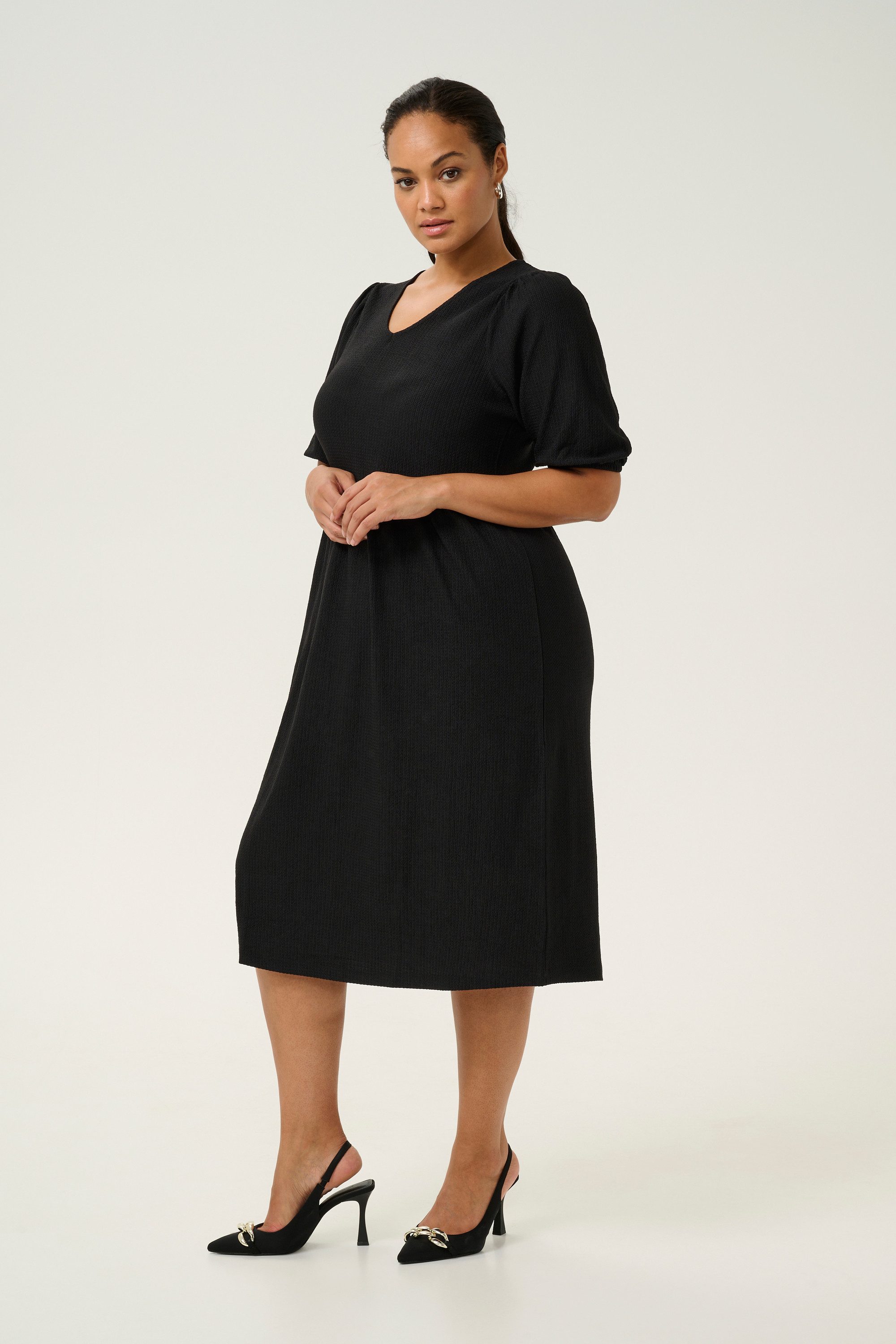 KAFFE Curve Strickkleid Kleid KCvenedy Große Größen