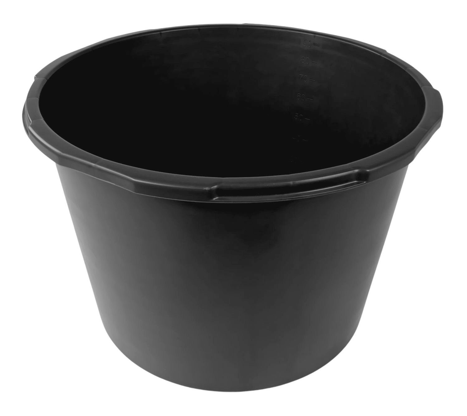 Prosperplast Ведро раствора Baukübel 90 Liter mit Innenskala schwarz Ведро раствора Zementwanne Maure