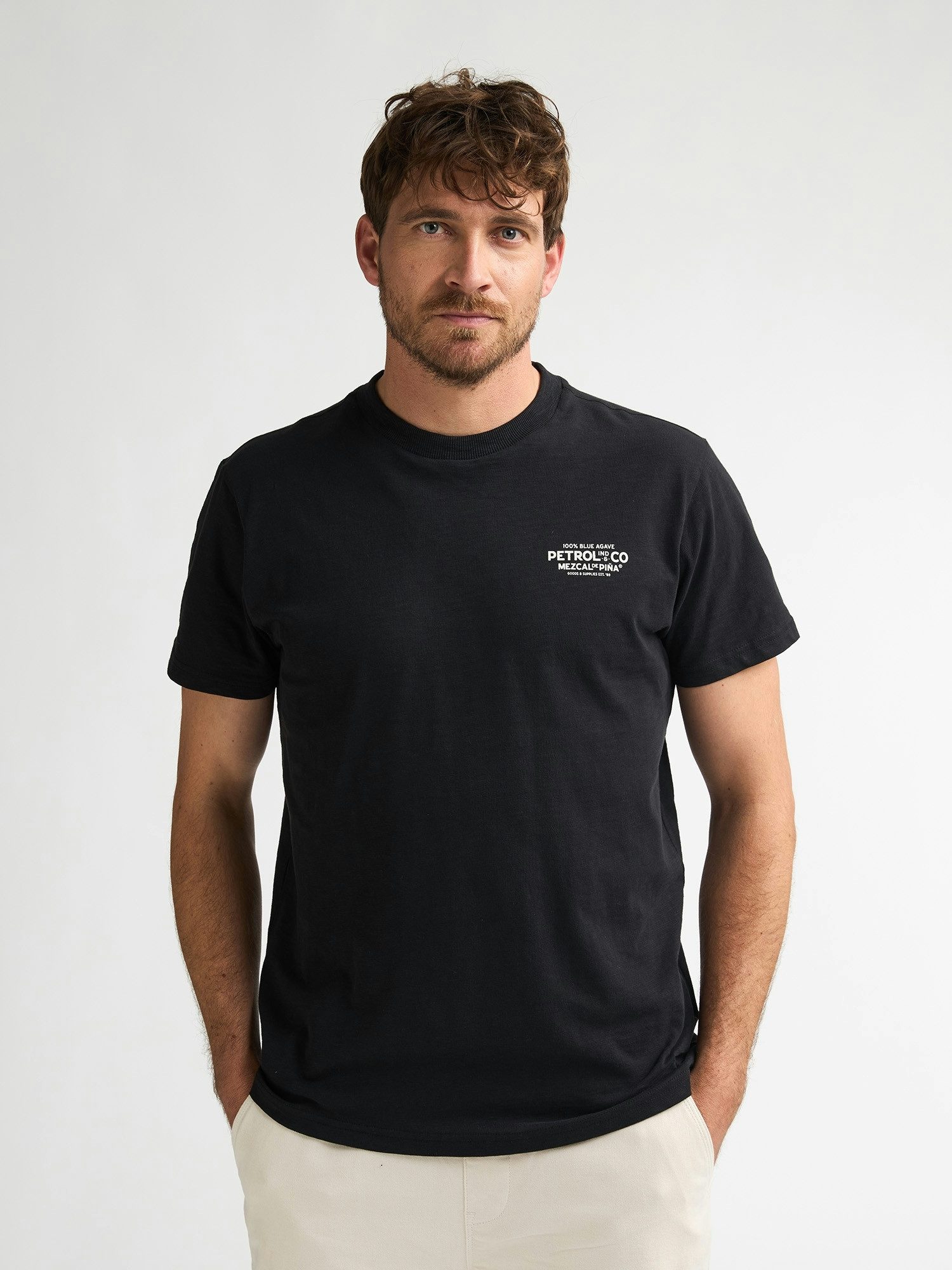 Petrol Industries T-Shirt Men T-Shirt mit Backprint
