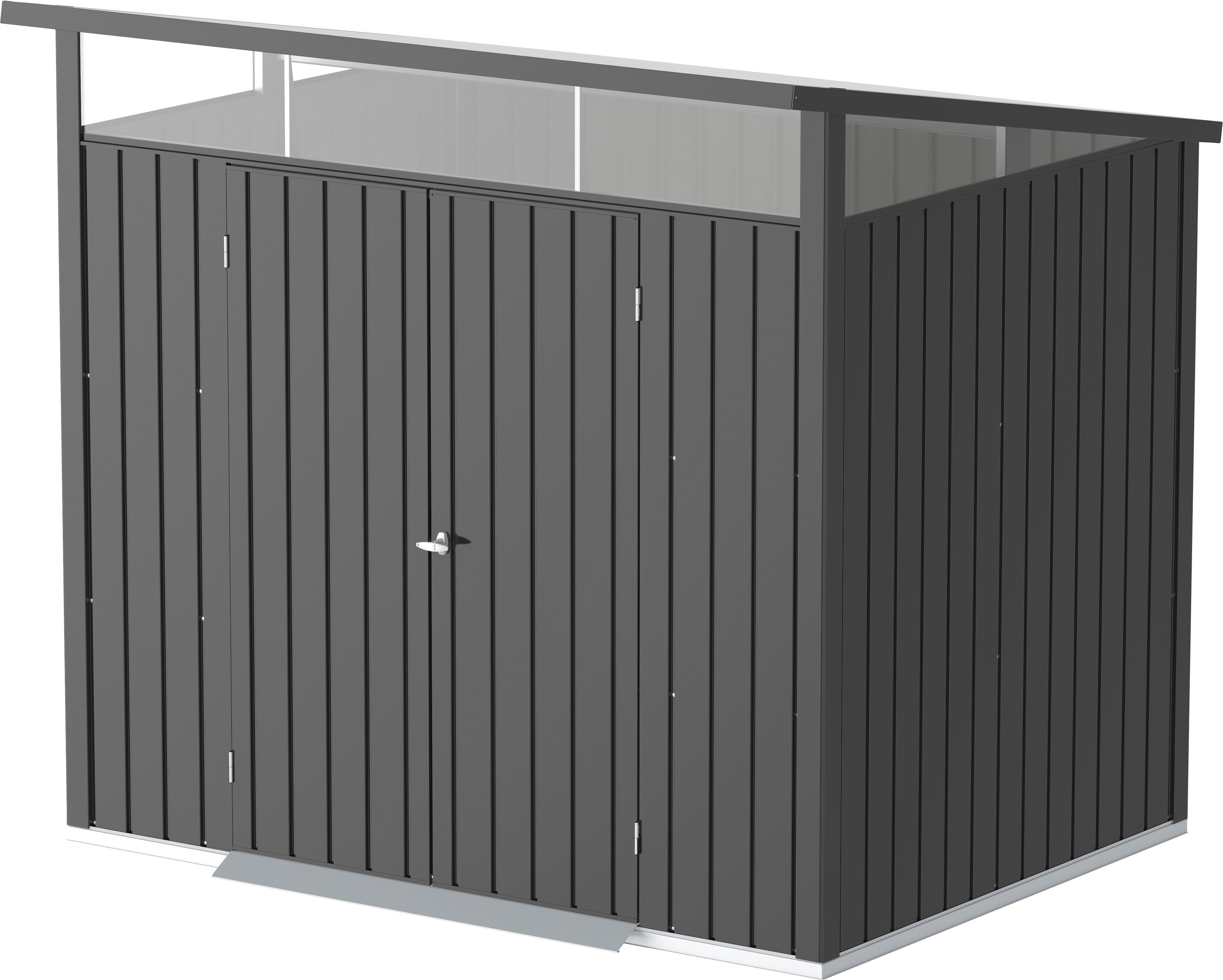 DURAMAX Gerätebox Palladium, BxTxH: 166x76x86 cm