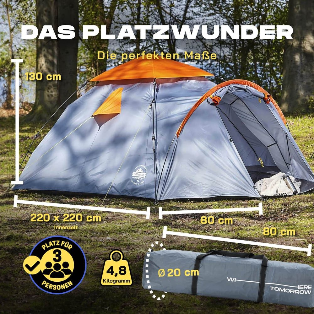 Lumaland Wurfzelt Pop up Familienzelt für günstig online kaufen