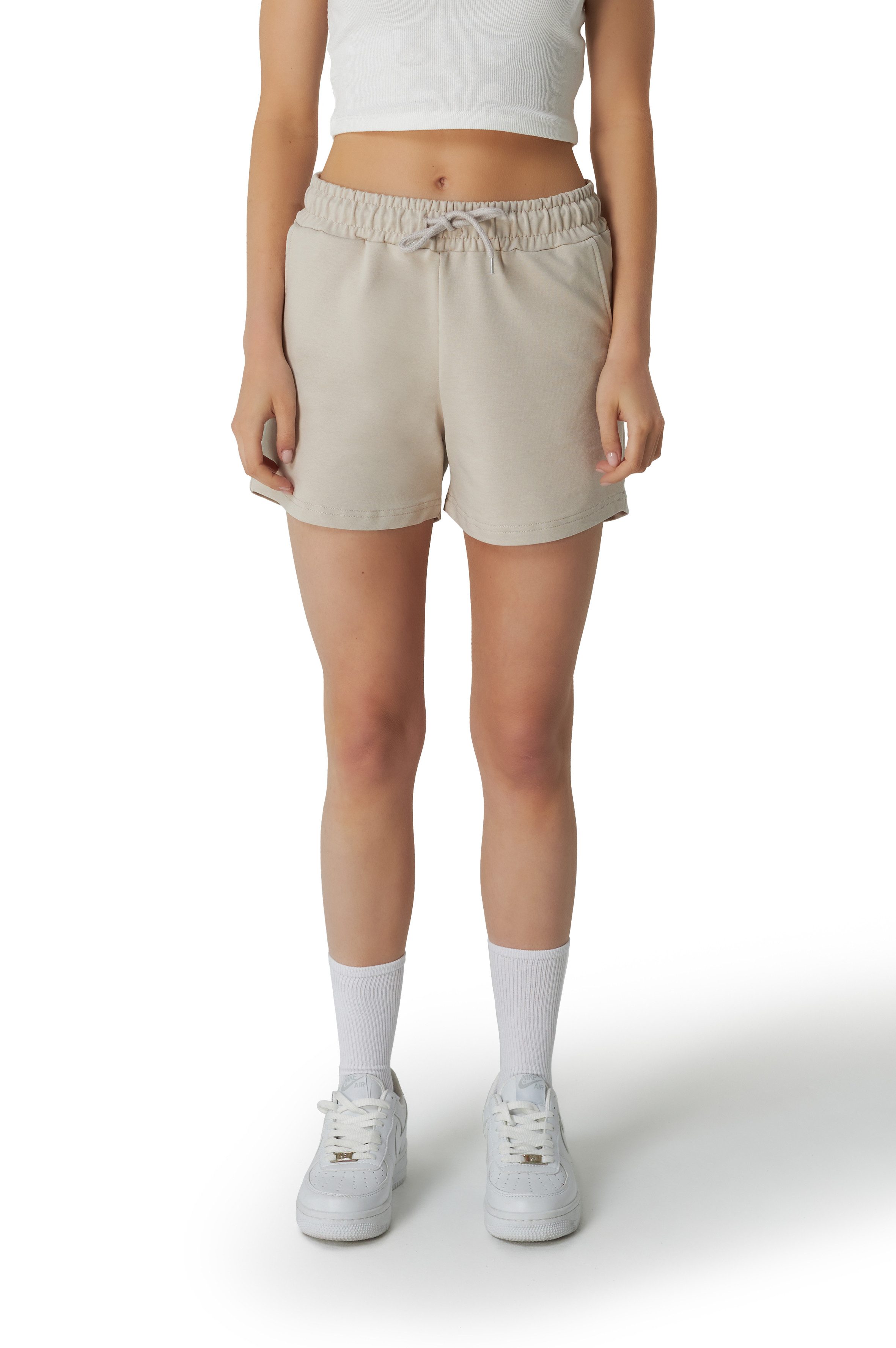 ROSS CAMP Sweatshorts Kurze Hose Damen Shorts Lycra