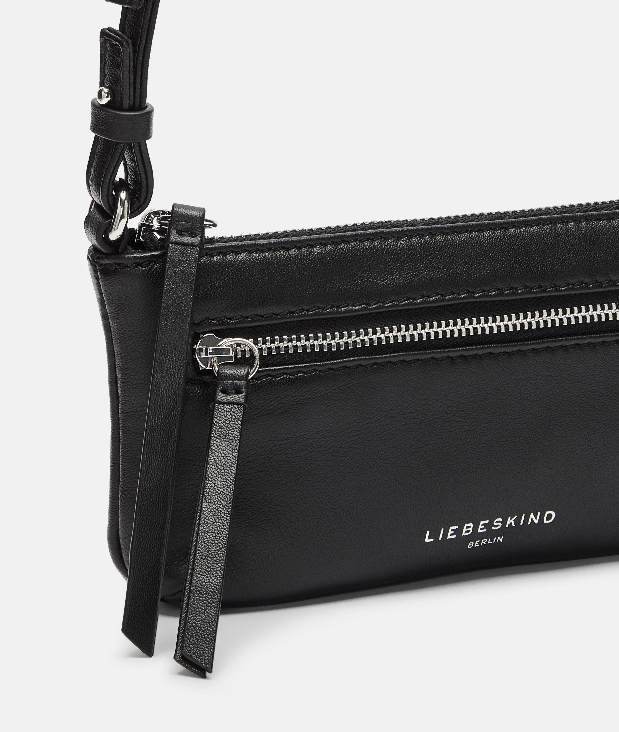 Liebeskind Berlin Umhängetasche Zena Crossbody XS, Kleine Umhängetasche aus weichem Schafsleder