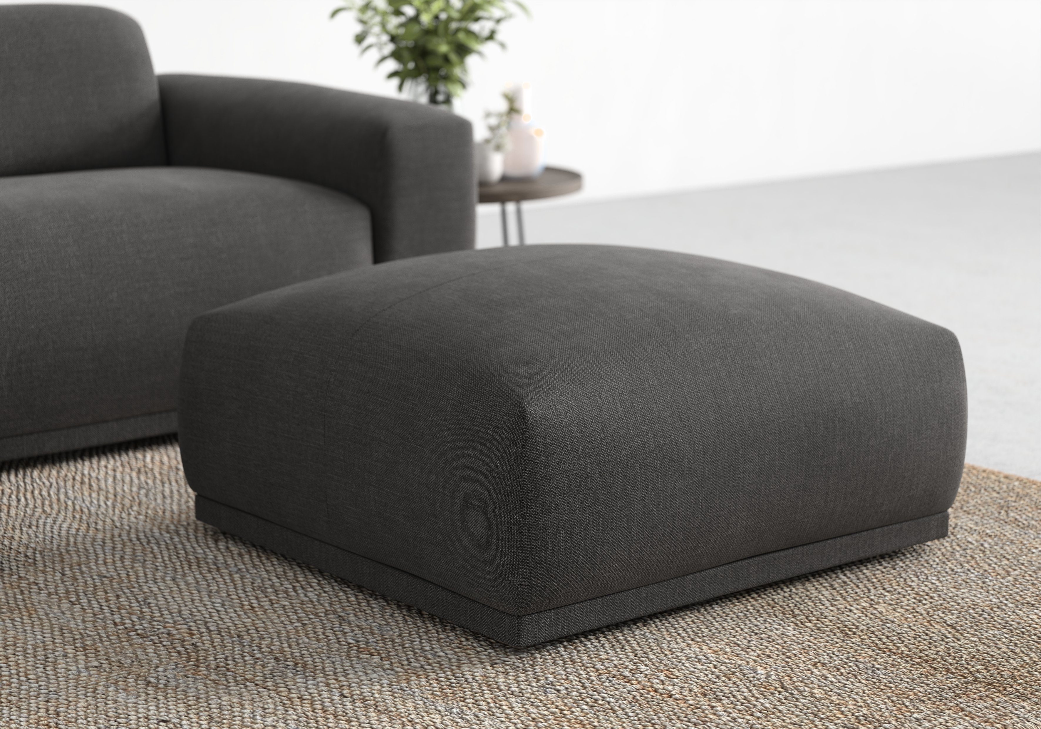 TRENDMANUFAKTUR Hocker Braga, mit hochwertigem Kaltschaum, günstig online kaufen