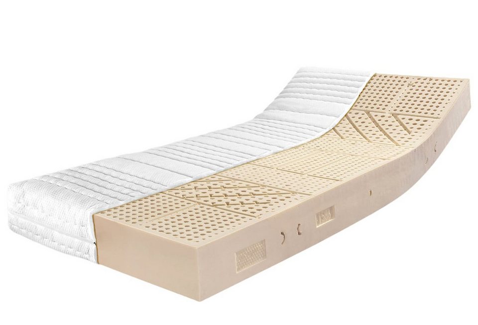 Latexmatratze »Latexmatratze Premium TALALAY®«, Ravensberger Matratzen, 23 cm hoch, Härtegrad H 2 + H 3 (RG 66) 80×200 cm mit Baumwoll-Doppeltuch…