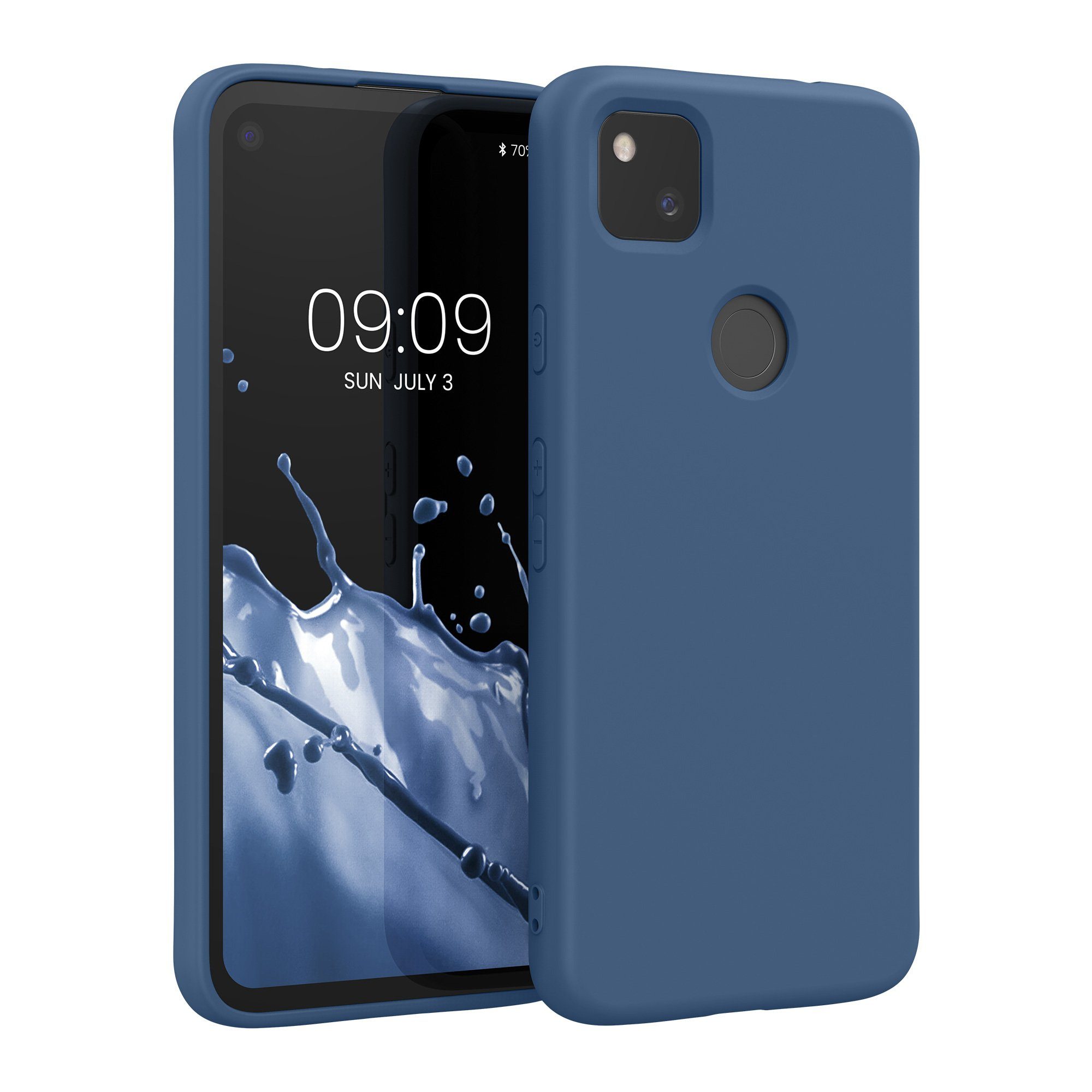 kwmobile Handyhülle Slim Case für Google Pixel 4a, Hülle Silikon Handy - Handyhülle gummiert