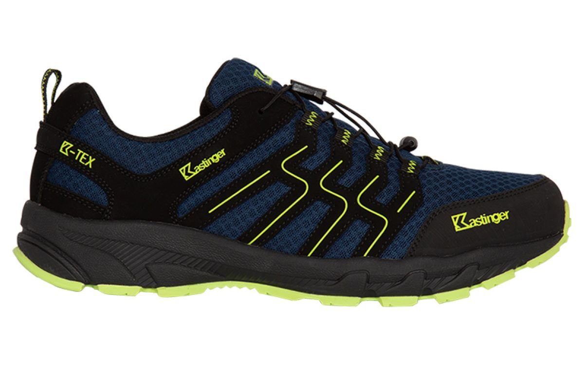 wasserdichter Outdoor Schuh Trailrunner Schnellschnürung Kastinger Wanderschuh navy/lime Speedlace