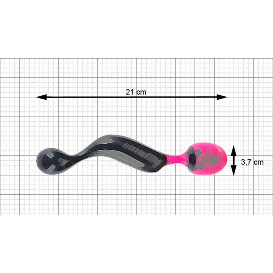 Massager flüsterleise, Wand benutzbar, Adrien Lastic perfekt beidseitig unterwegs Doppelvibrator für „Symphony“,