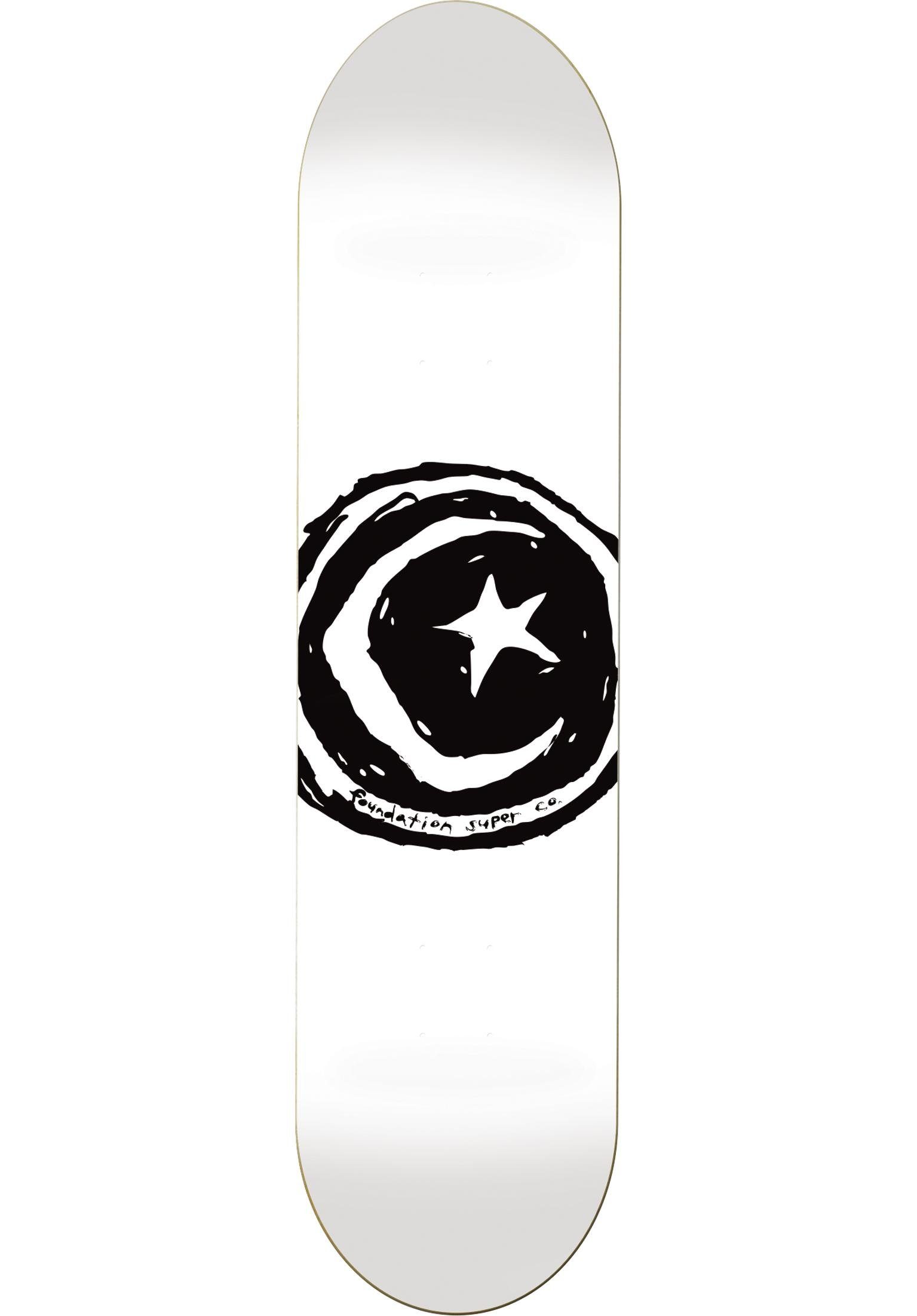 Foundation Skateboards Skateboard Foundation Skateboard Deck Star & Moon 8.5"x32,35" | Skateboards