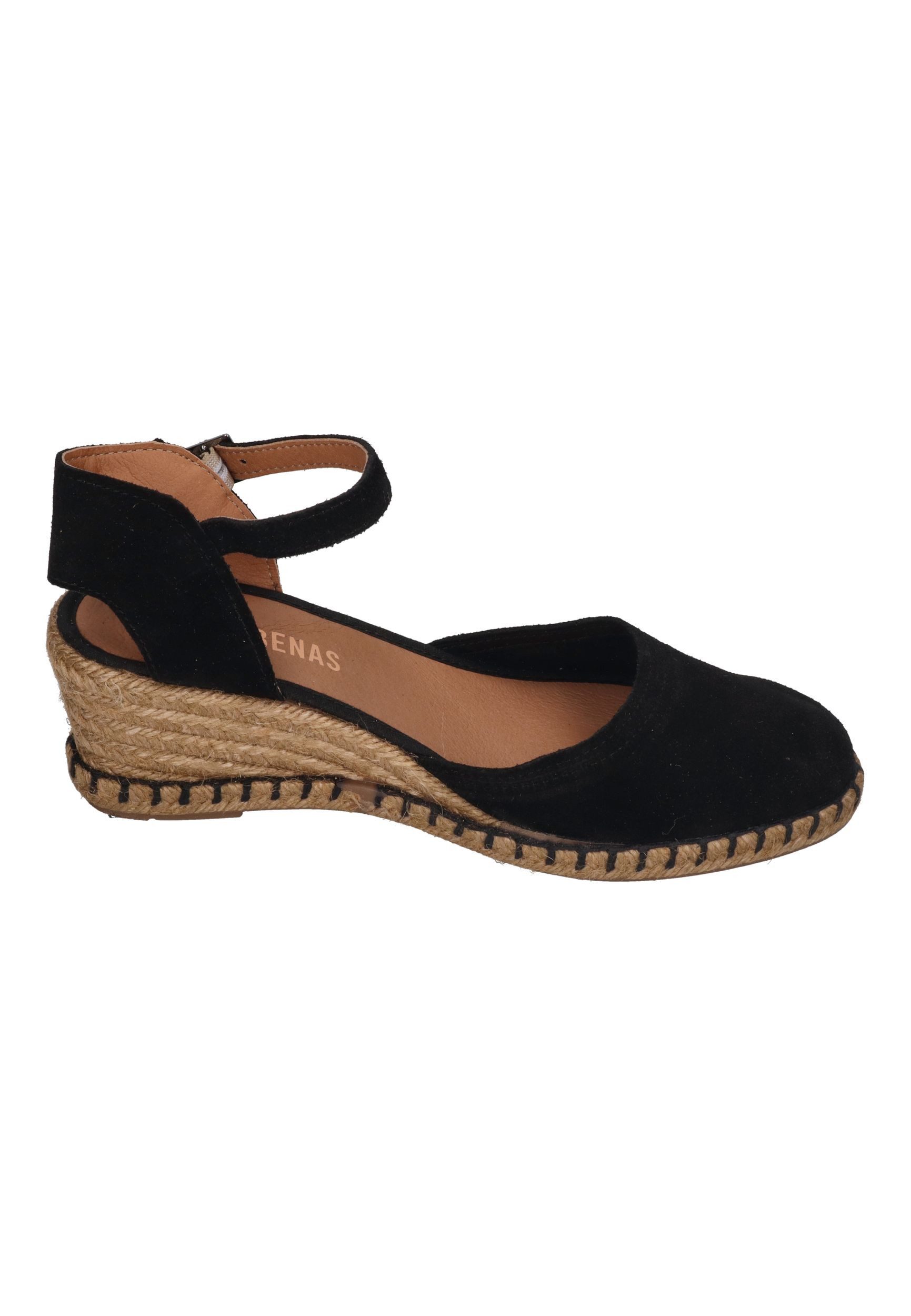 VERBENAS MALENA SERRAJE TAN Sandalette Negro – Bild 4 von 5
