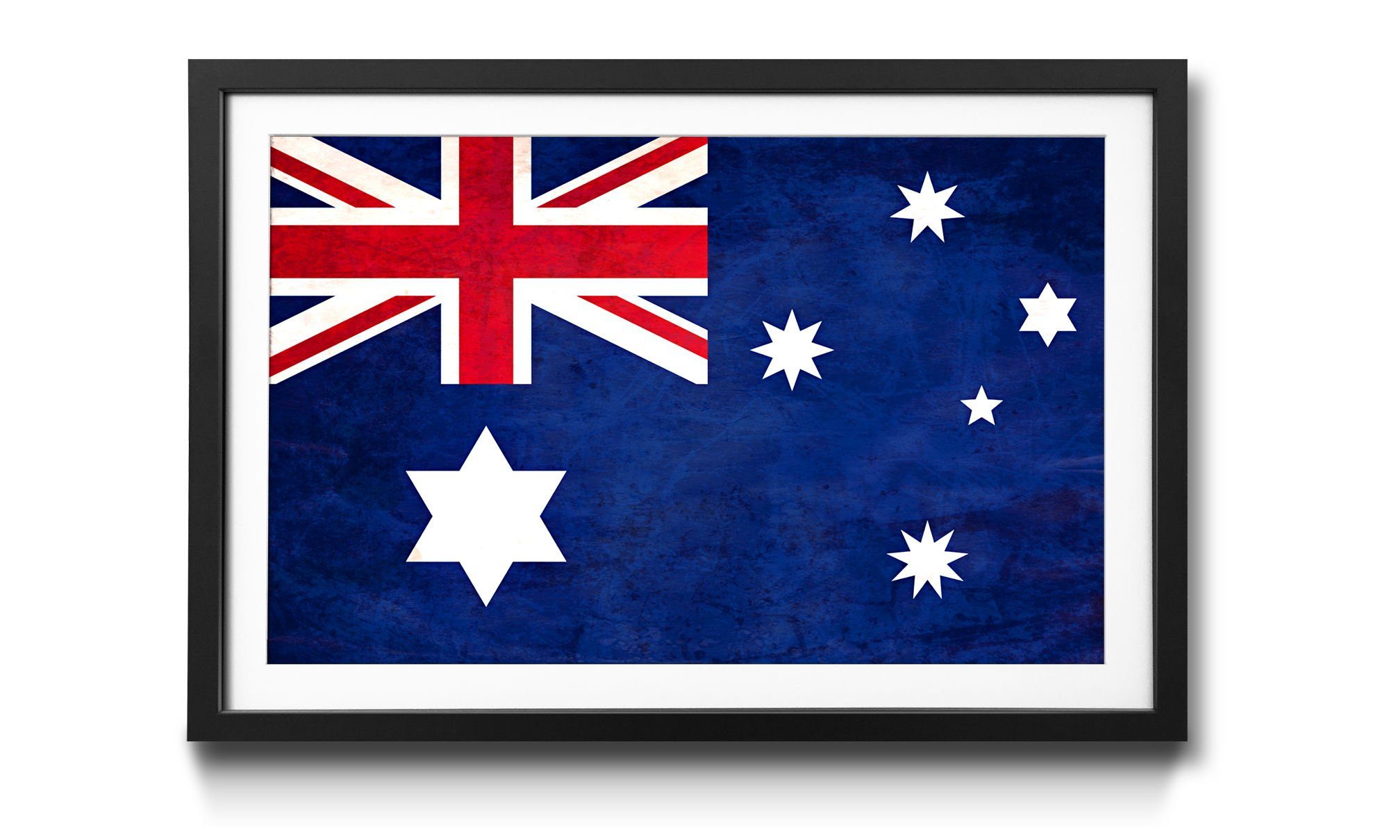WandbilderXXL Bild mit Rahmen Australien, Flagge, Wandbild, in 4 Größen erhältlich | Bilder