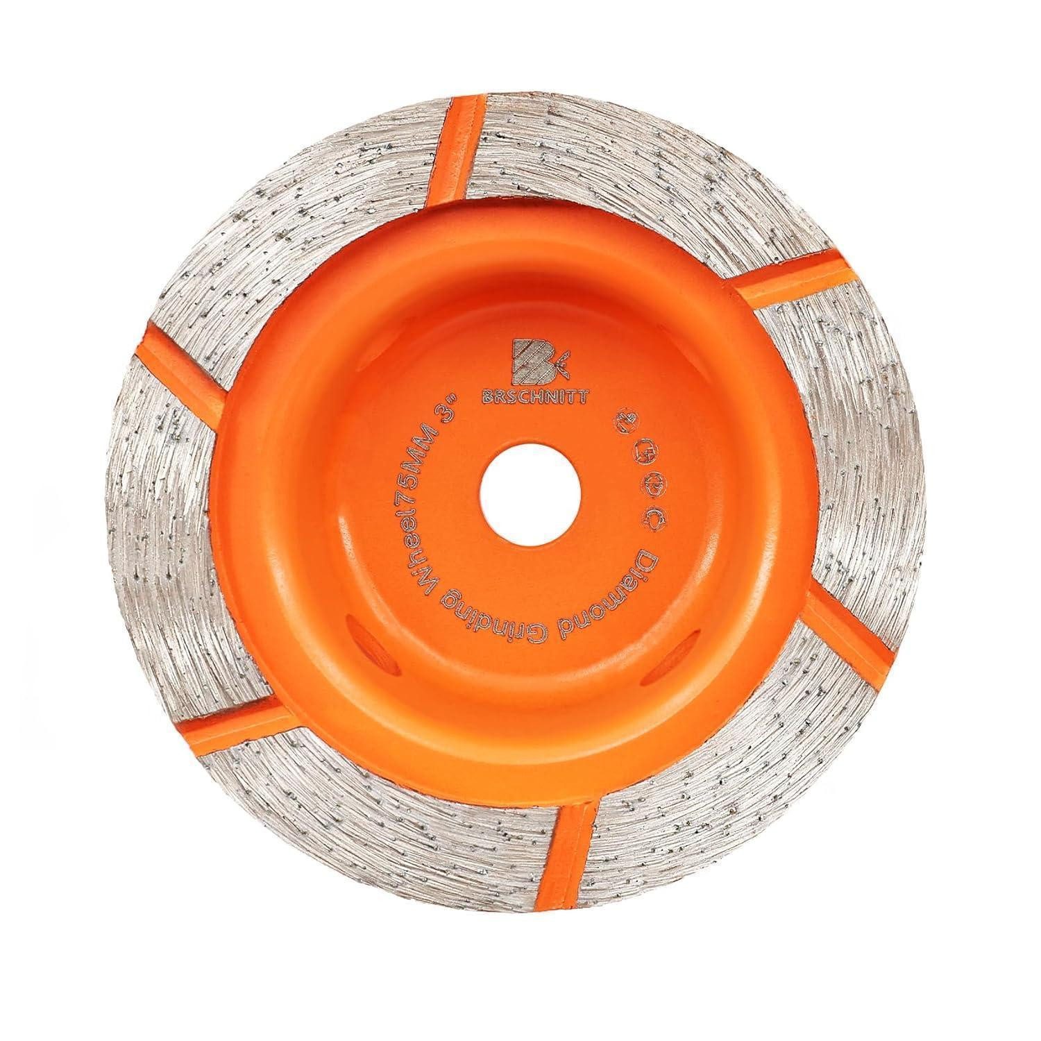 LuxusKollektion Diamanttrennscheibe Schleiftopf Diamant geschweißt Beton Granit Marmor 75mm 1