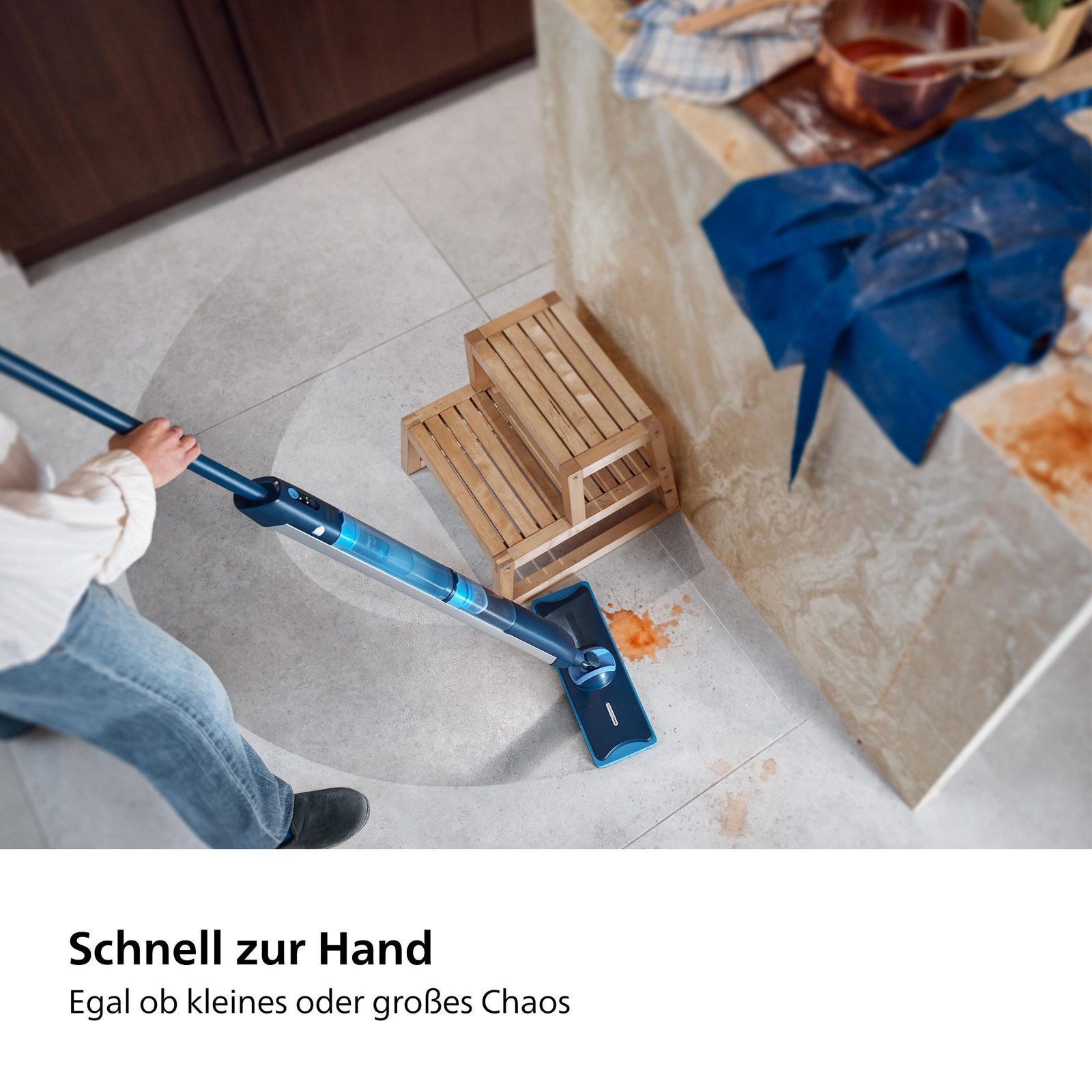 Philips Multi-Sauger Philips XV5113/11 OneUp elektrischer Wischmopp