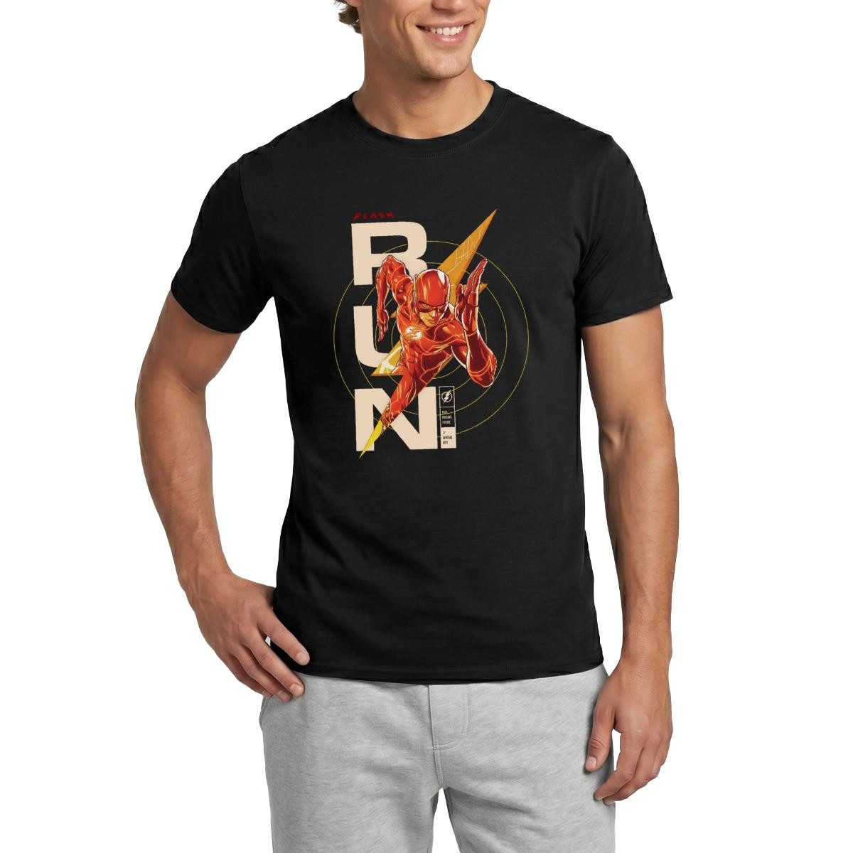 Spreadshirt T-Shirt The Flash Speedster RUN Männer T-Shirt (1-tlg)