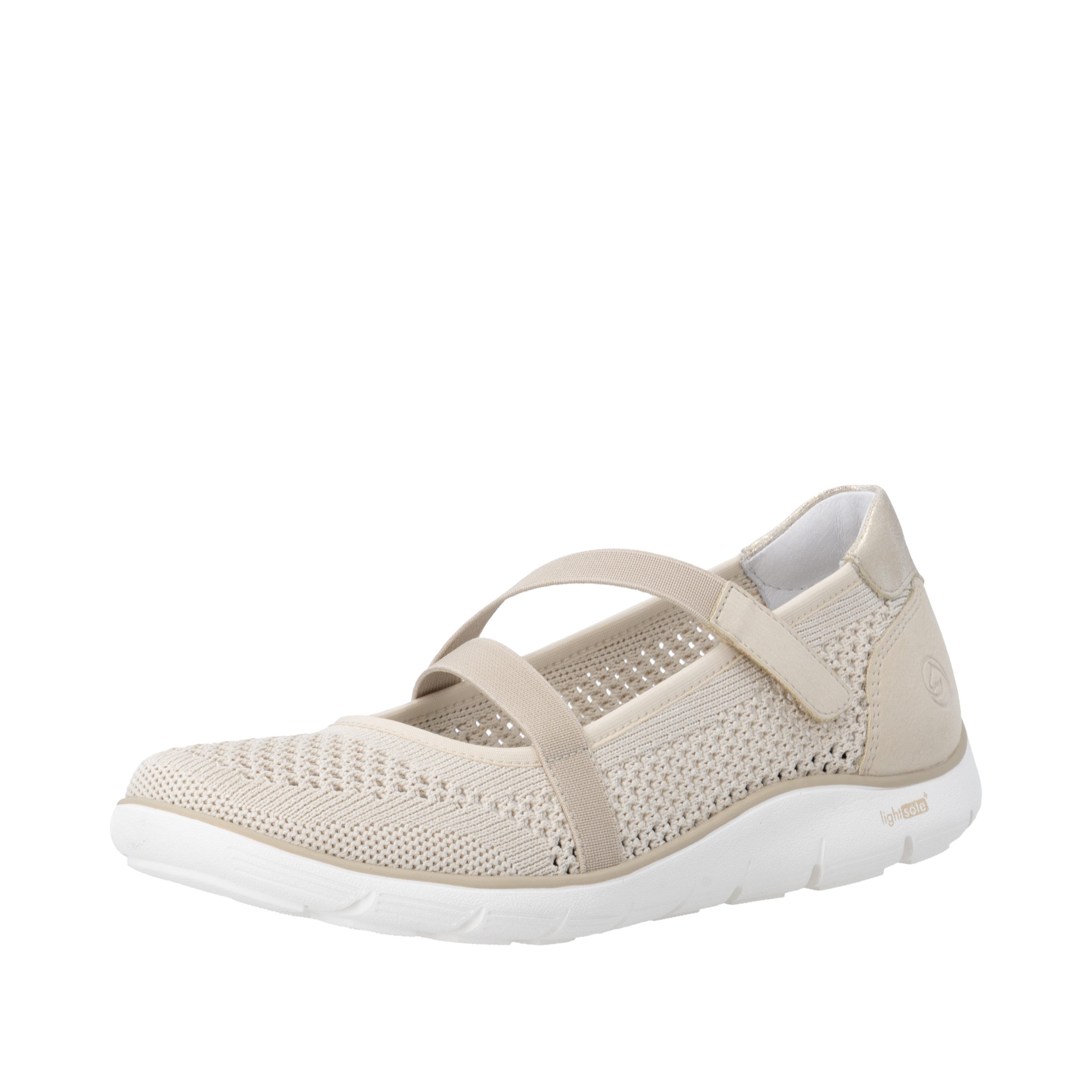 Remonte Riemchenballerina Klettschuh, Slipper mit Lite´n Soft-Ausstattung