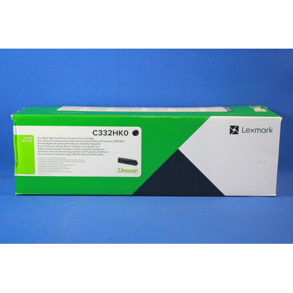 Lexmark Lexmark C332HK0 Rückgabe Toner für Drucker. Лазерные принтеры, (Original Lexmark Toner, hoher Seitenertrag von 3.000 Seiten)
