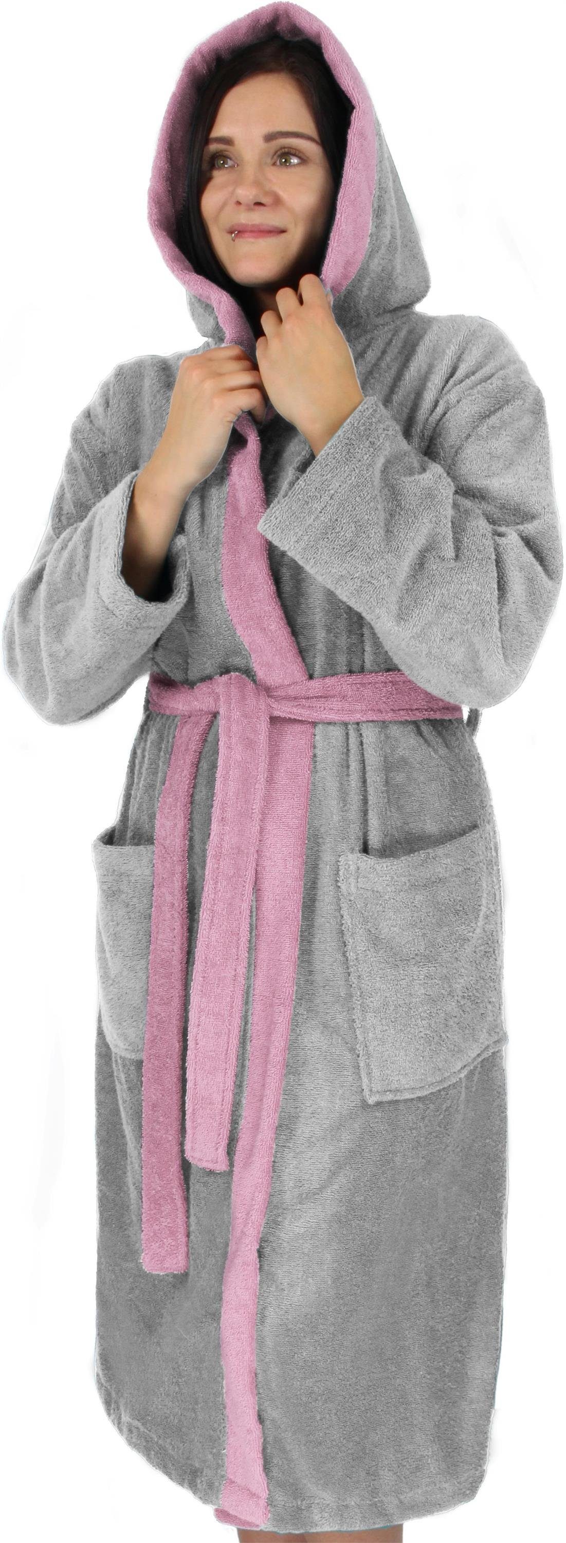 normani Damenbademantel, 122, Baumwolle, Kapuze, Bindegürtel, günstig online kaufen