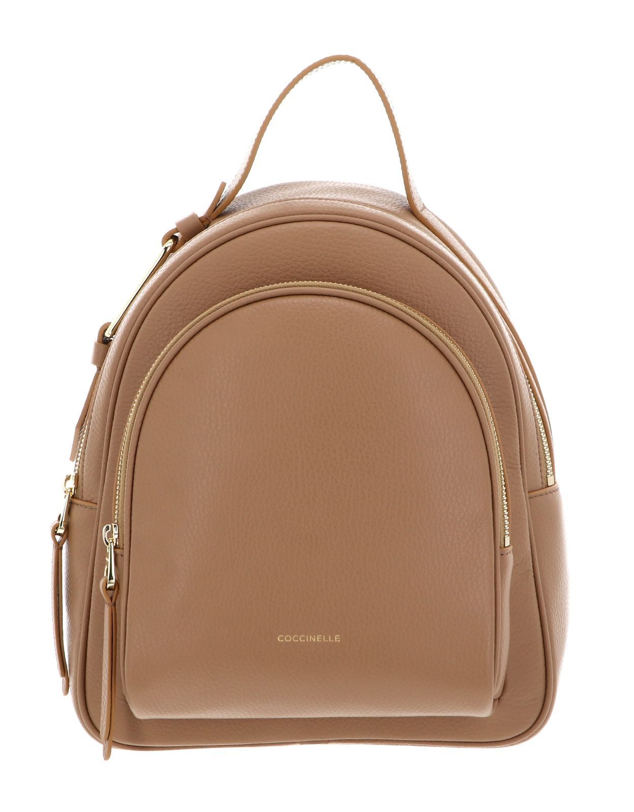 COCCINELLE Rucksack Backpack Grained Leather, aus echtem Rindsleder