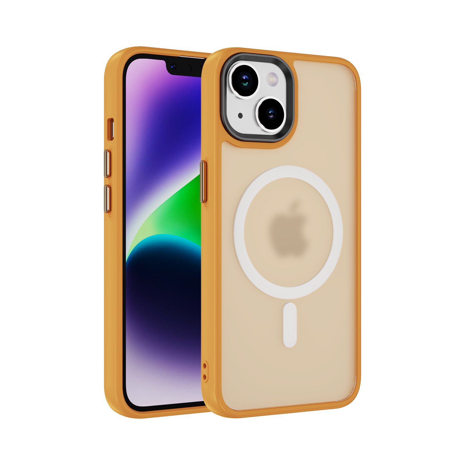 Tec-Expert Handyhülle Magnet Hülle für Apple iPhone 15 6.1 Zoll, 6.1, kompatibel zu Magsafe magnetisches Laden