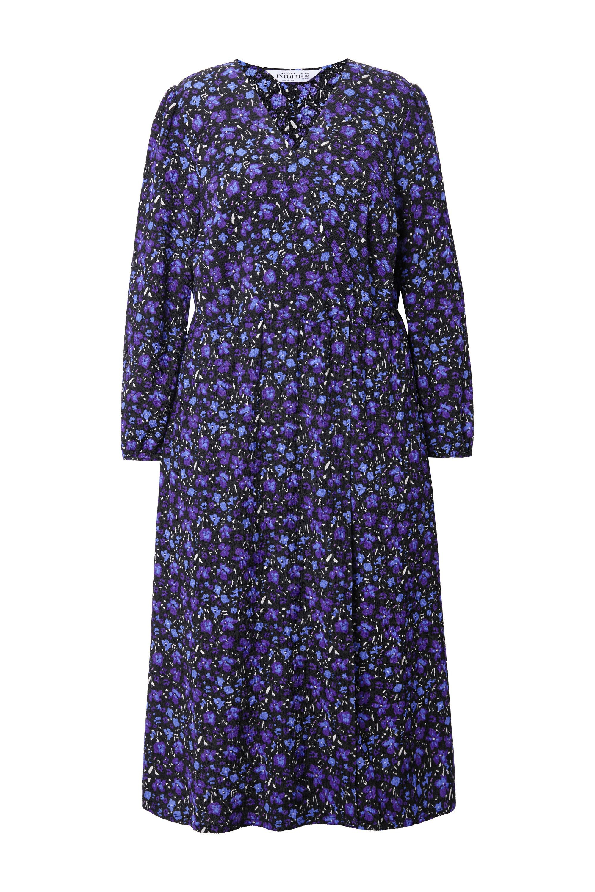 Studio Untold Maxikleid Maxikleid A-Linie Wickeloptik günstig online kaufen