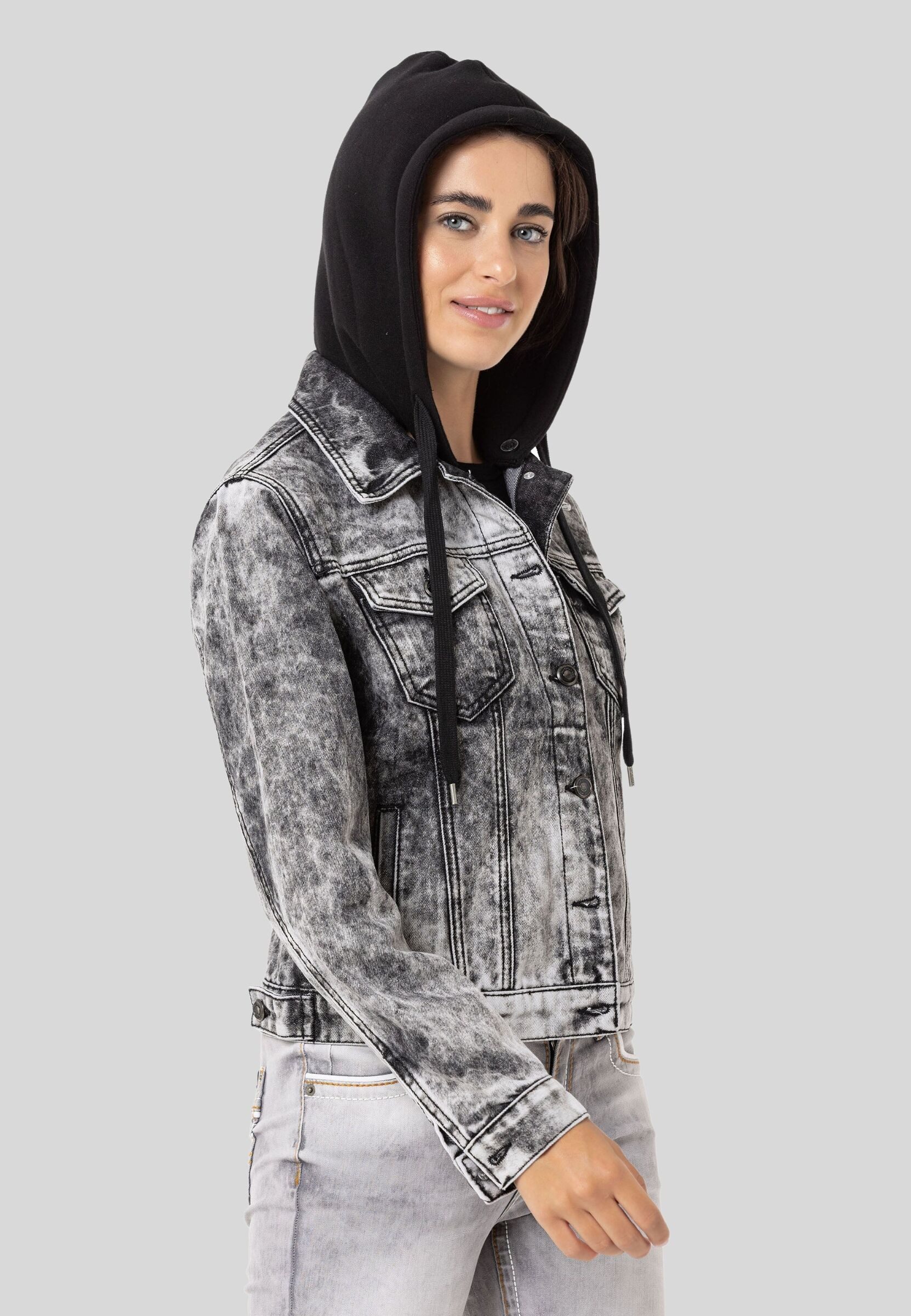Cipo & Baxx Jeansjacke Jacken im washed Look günstig online kaufen