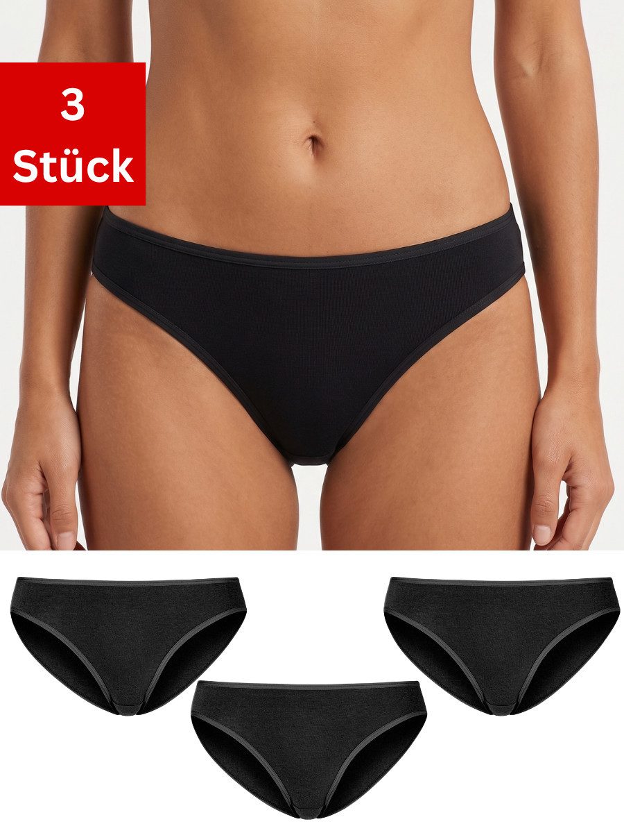 Elegant Love Tangaslip Bequeme Dessous und sexy Unterwäsche – atmungsaktive Panties für Damen (Packung, 3-St., 3er-Pack) Stretchy Damen-Tanga – bequeme Lingerie-Unterhose mit niedriger Taille