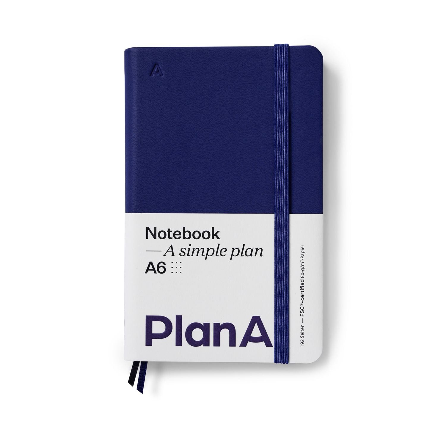 Notizbuch Notizbuch A6 Hardcover Punktiert Navy Blue