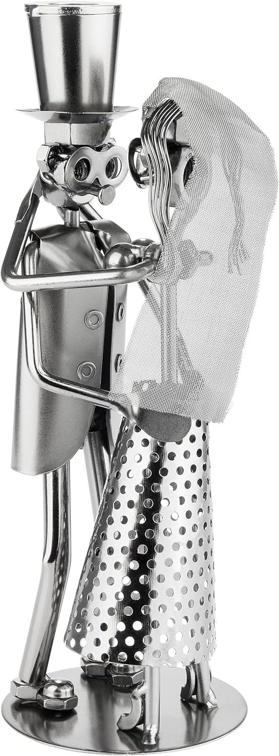 BRUBAKER Dekofigur Schraubenmännchen Hochzeitspaar (Braut mit Schleier und günstig online kaufen