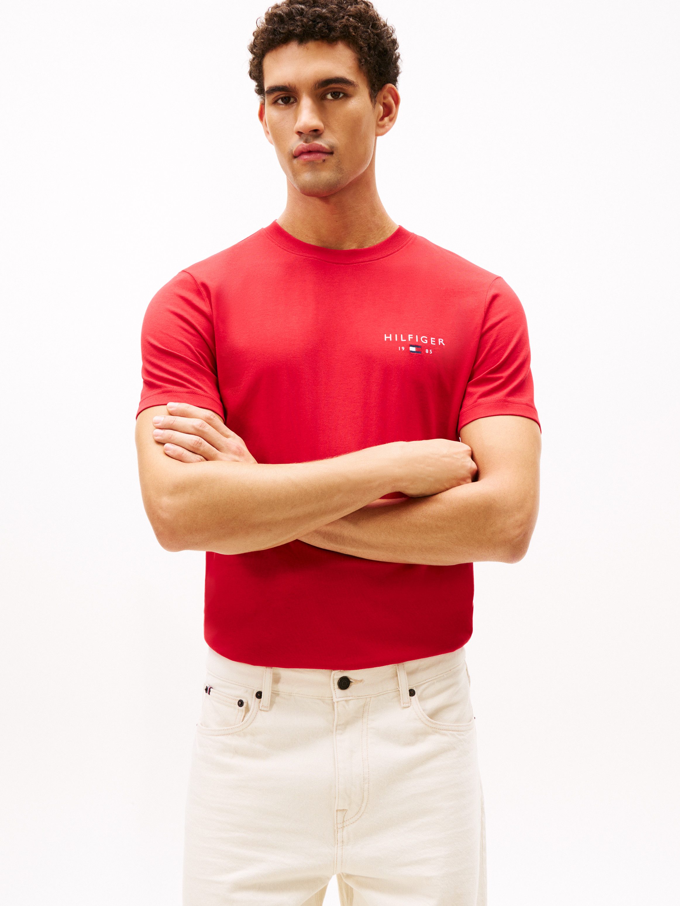 Tommy Hilfiger T-Shirt BRAND LOVE SMALL HILFIGER normale Passform, Rundhals günstig online kaufen