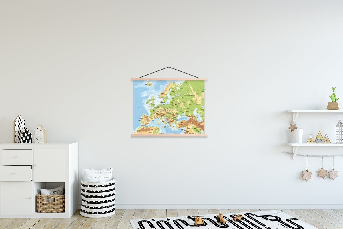 MuchoWow Poster Karte - Europa - günstig online kaufen