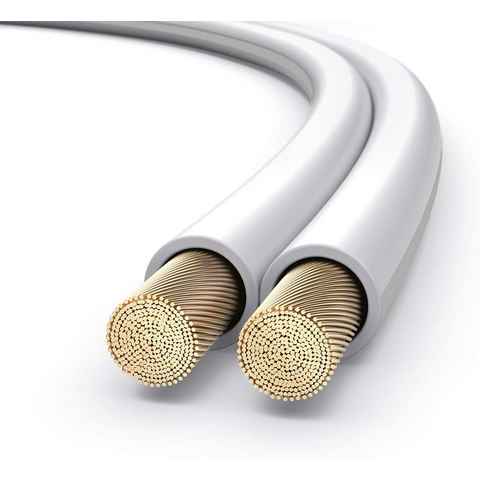 PureLink PureLink Lautsprecherkabel OFC 2x2,50mm² (0,20mm), 30,0m, weiß Audio-Kabel