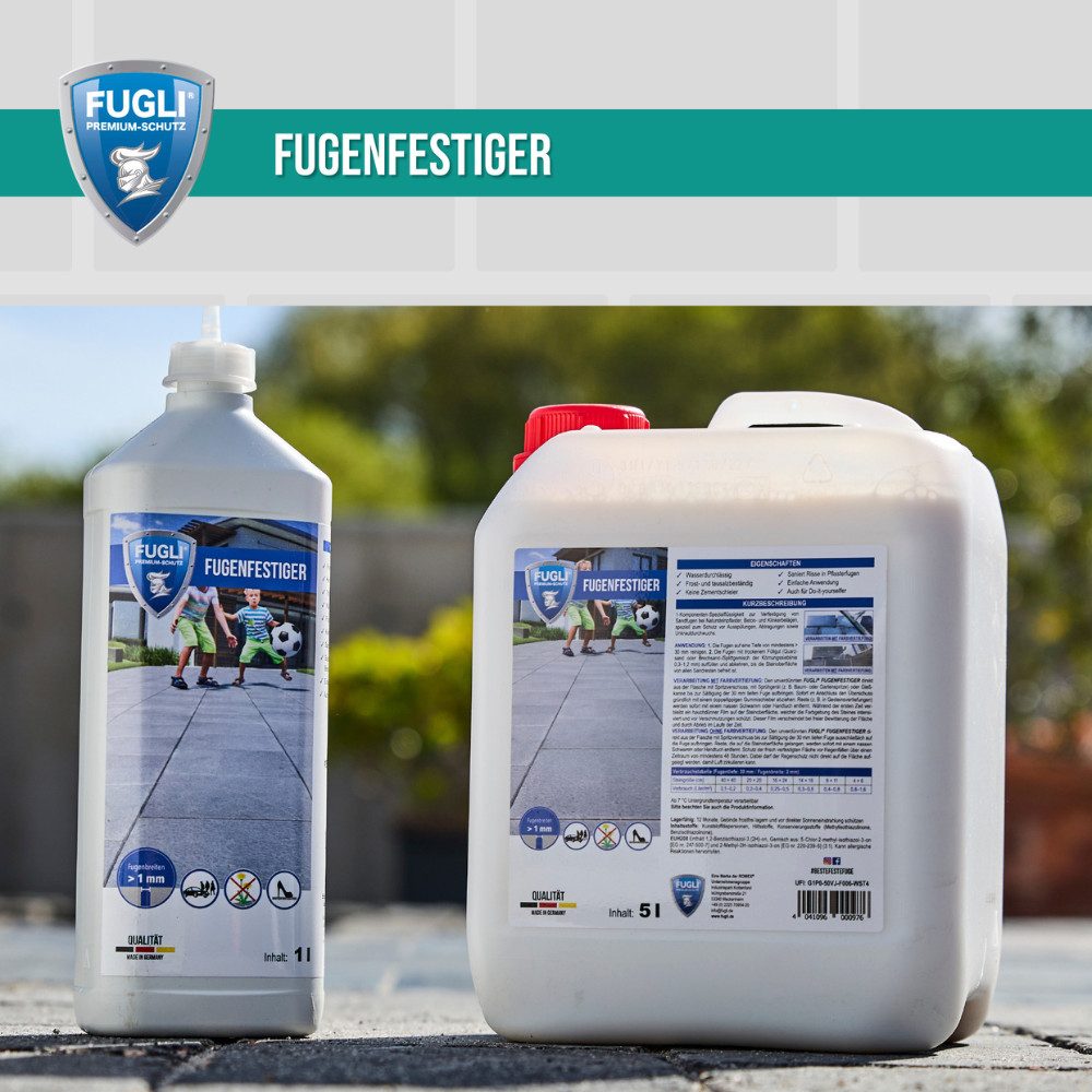 FUGLI® Fugensand Fugenfestiger, optimal bei beschichteten Platten, Risssanierung