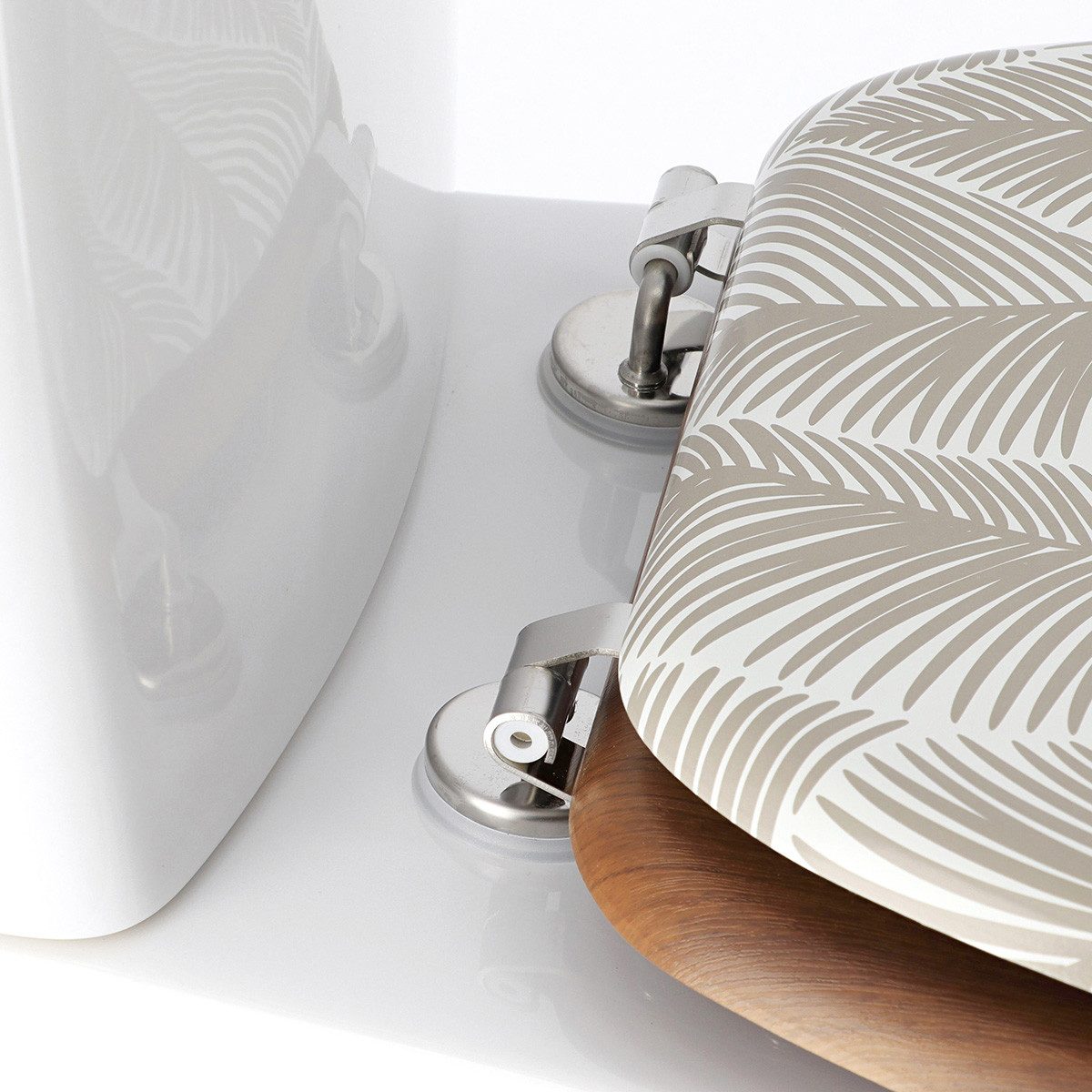 LikeKa WC-Sitz Toilettensitz mit MDF-Holzkern Toilettendeckel günstig online kaufen