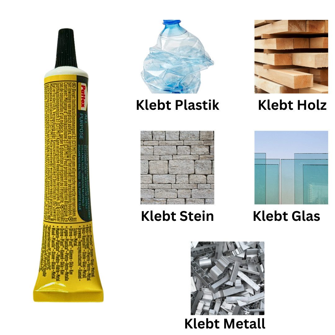 Pattex Sekundenkleber Pattex Alleskleber 18g Sekundenkleber Kontaktkleber extra stark, (1-tlg), Extra stark & schnell