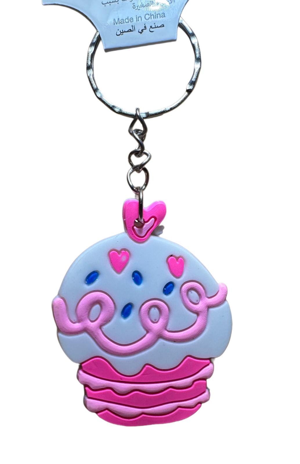 Schlüsselanhänger Schlüsselanhänger Kinder Mini Anhänger keychain Cupcake