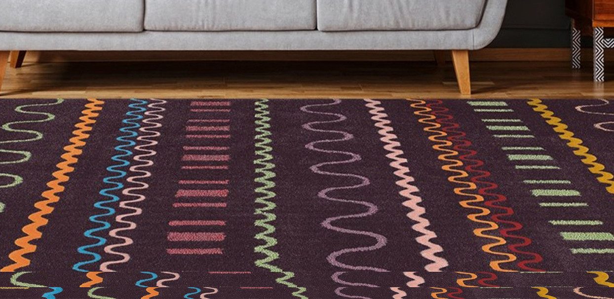 calo-deluxe Teppich Fanahy 3065, rechteckig, Höhe: 17 mm, Kurzflor, Wohnzimmer