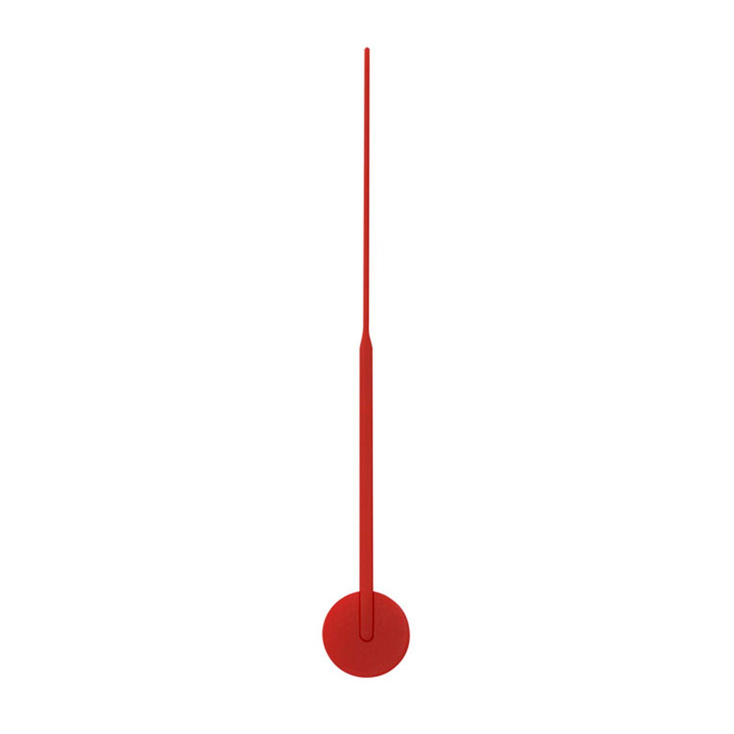 Euronorm Sekundenzeiger-L:78mm rot Kunststoff Selva Wanduhr Sekundenzeiger Technik Faden
