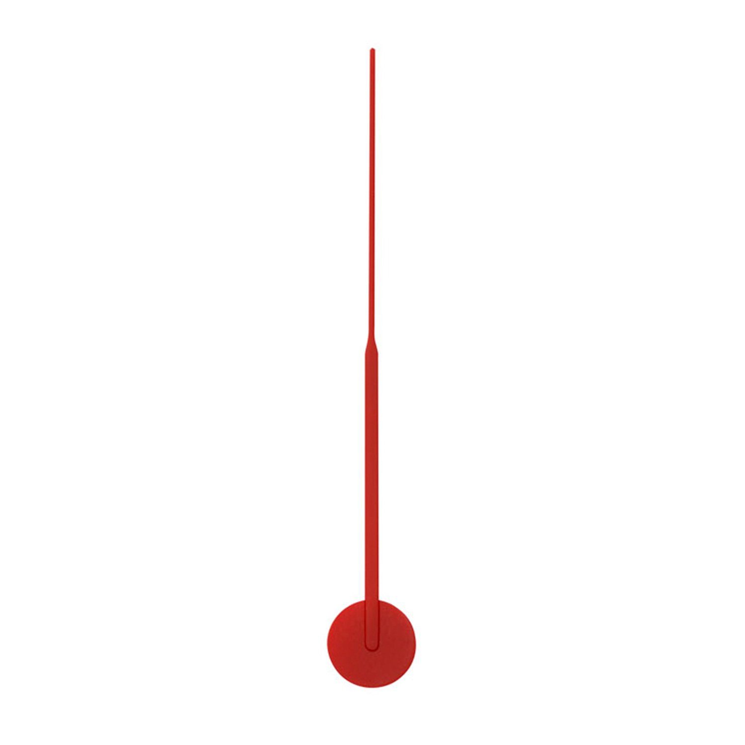 Selva Technik Wanduhr Sekundenzeiger Euronorm Kunststoff rot Faden Sekundenzeiger-L:78mm